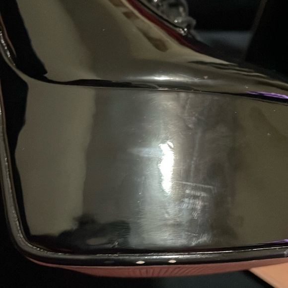 Hedy Lemon drop by privileged lace up patent glossy black chunky platform boots - Picture 13 of 16